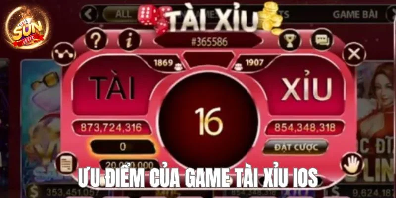 Game tài xỉu iOS sở hữu hàng loạt đặc điểm nổi bật được người chơi yêu thích. 