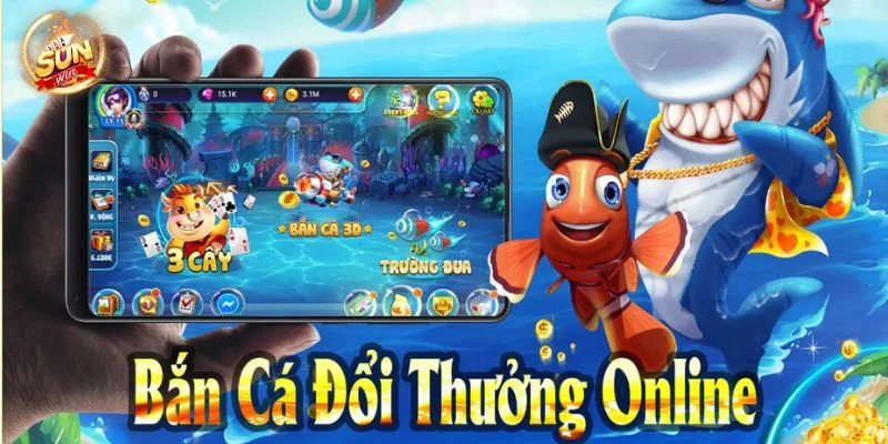 Sân chơi săn cá Sunwin tấp nập hàng nghìn bàn cược. 